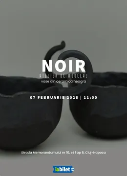 Cluj-Napoca: Noir - atelier de modelat ceramica neagra