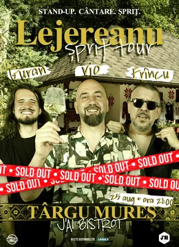 Targu Mureș: Stand Up Comedy Show Vio, Frîncu și Guran - Lejereanu Spriț Tour