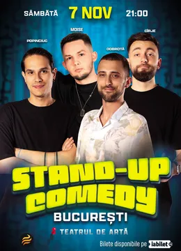 Stand-Up Comedy cu Cîrje, Dobrota, Popinciuc și Moise