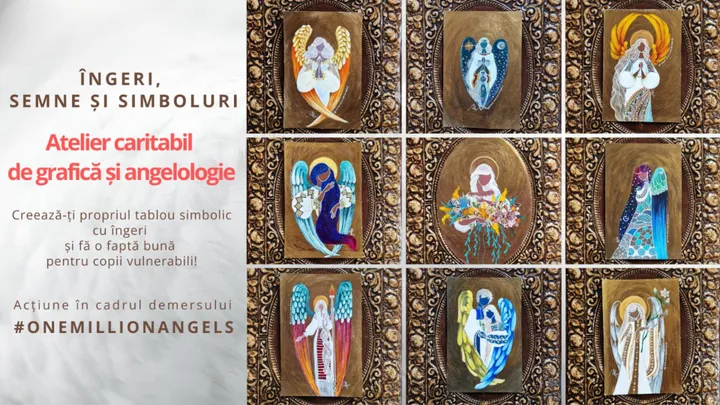 Atelier caritabil de grafică și angelologie
