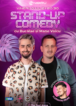 Costinești: The Fool Arena: Stand-up comedy cu Radu Bucalae și Mane Voicu