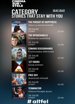 Cinema sub stele: Stories That Stay With You Week