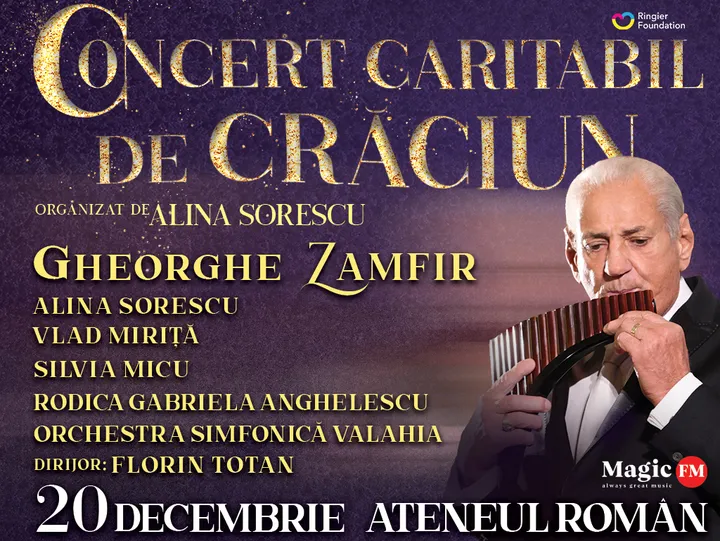 Concert Caritabil de Craciun cu Gheorghe Zamfir