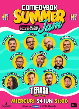 Filmare Stand-up Comedy SummerJam pe Terasa ComicsClub! - Show 1