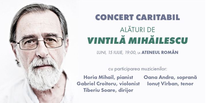 Concert Caritabil alaturi de Vintila Mihailescu