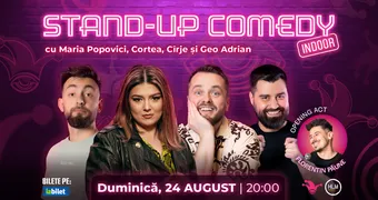 The Fool: Stand-up comedy cu Maria Popovici, Cortea, Cîrje și Geo Adrian