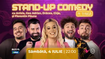 The Fool Terasa: Stand-up comedy cu Drăcea, Cîrje, Anisia, Geo Adrian și Florentin Păune