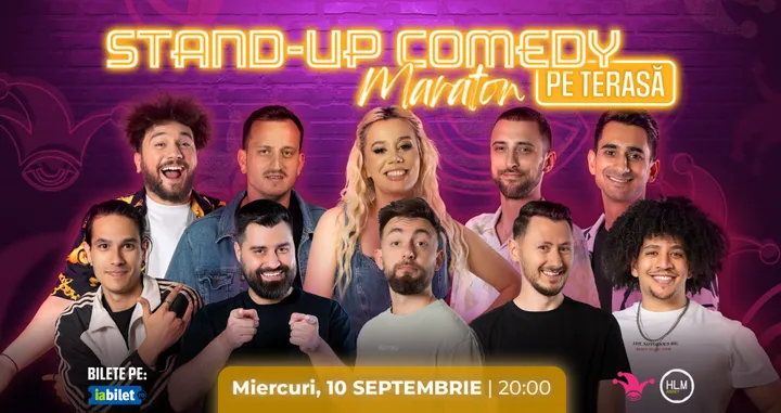 The Fool: Stand-up comedy Maraton pe terasă cu: Anisia, Mane Voicu, Drăcea, Cîrje, Florin, Dobrotă, Popinciuc, Geo Adrian, Claudiu Popa și Fares
