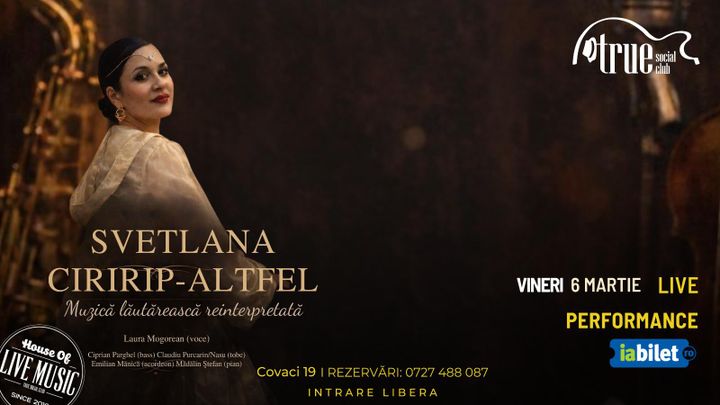 Svetlana - Ciririp Altfel - Muzică lăutărească reinterpretată