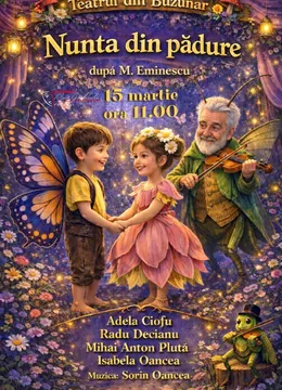 Focsani: Spectacol pentru copii - "Nunta din padure"