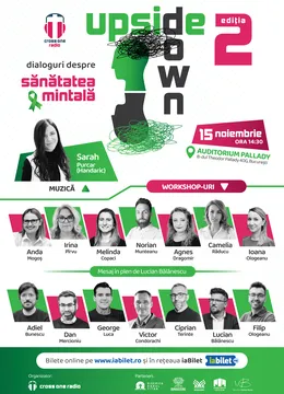 Upside Down – dialoguri despre sănătatea mintală, ediția a II-a
