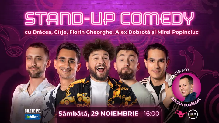 The Fool: Stand-up comedy cu Dracea, Cirje, Florin Gheorghe, Alex Dobrota si Mirel Popinciuc