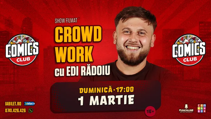 CrowdWork cu Edi Rădoiu la ComicsClub!