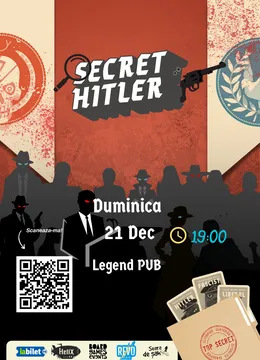 Iasi: Concurs de Secret Hitler @Board Games Events
