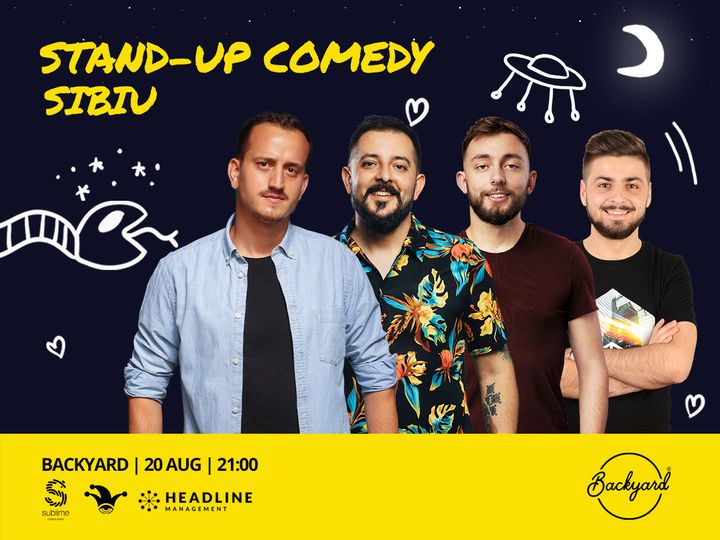 Sibiu: Stand-up Comedy cu Mane, Gherghe, Cîrje și Vacariu