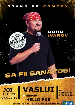 Vaslui: Stand up comedy cu iVanov