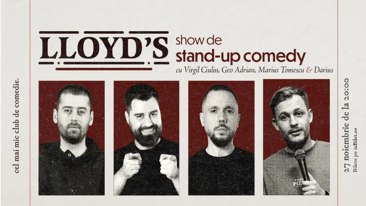 Stand-up Comedy cu Geo, Ciulin, Marius Tomescu, Darius Grigorie & Georgiana Anghel