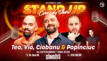 Stand-up Comedy cu Teo, Vio, Andrei Ciobanu - Mirel Popinciuc la Club 99 - Show 2