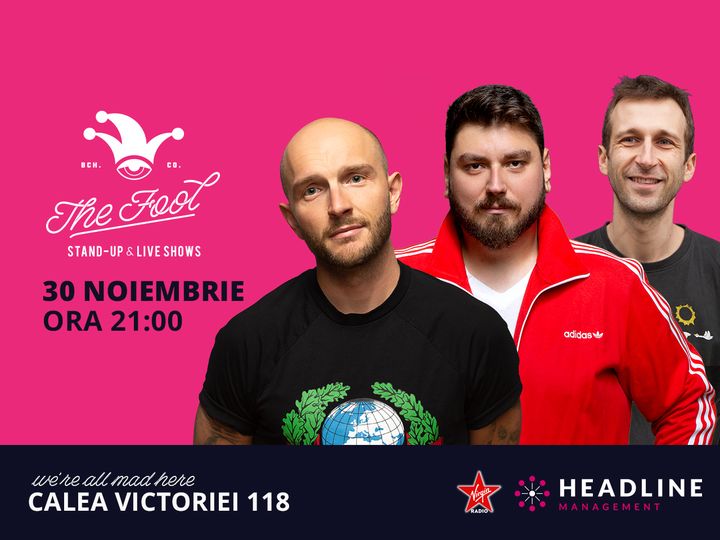 București: Stand-up comedy cu Bordea, Micutzu & Radu Isac