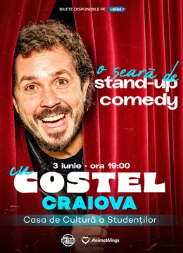 Craiova: O seara de stand up comedy cu Costel