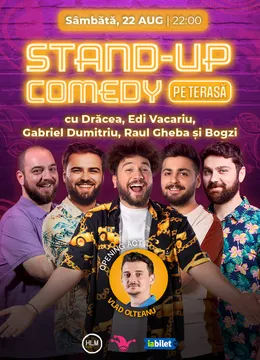 The Fool Terasa: Stand-up comedy cu Drăcea, Edi Vacariu, Gabriel Dumitriu, Raul Gheba și Bogzi
