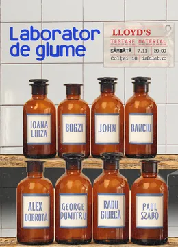 Lloyd’s: Laborator de glume, Stand-up Comedy Testare Material