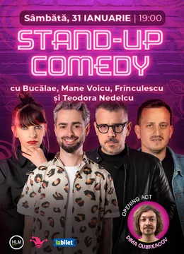 The Fool: Stand-up comedy cu Bucălae, Mane Voicu, Frînculescu și Teodora Nedelcu