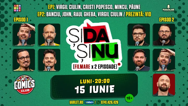 FILMARE "Și da și nu" pe Terasa ComicsClub!