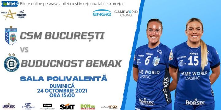 CSM Bucuresti – Buducnost Bemax