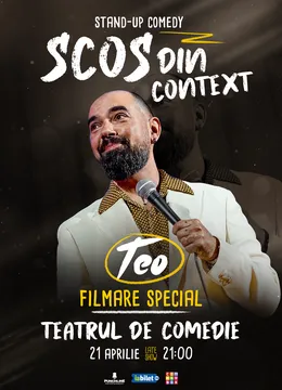 Filmare Special “Scos din Context” cu Teo - Late Show