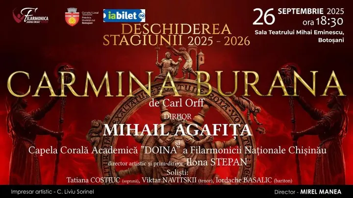 Botoșani: Carmina Burana de Carl Orff