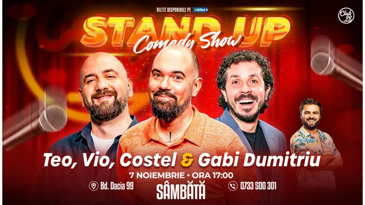 Teo, Vio, Costel - Gabi Dumitriu | Stand Up Comedy la Club99