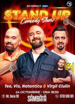 Stand-up Comedy cu Teo, Vio, Natanticu - Virgil Ciulin la Club 99 - Show 1