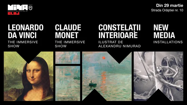 Leonardo Da Vinci + Claude Monet + Constelatii interioare & New Media Art