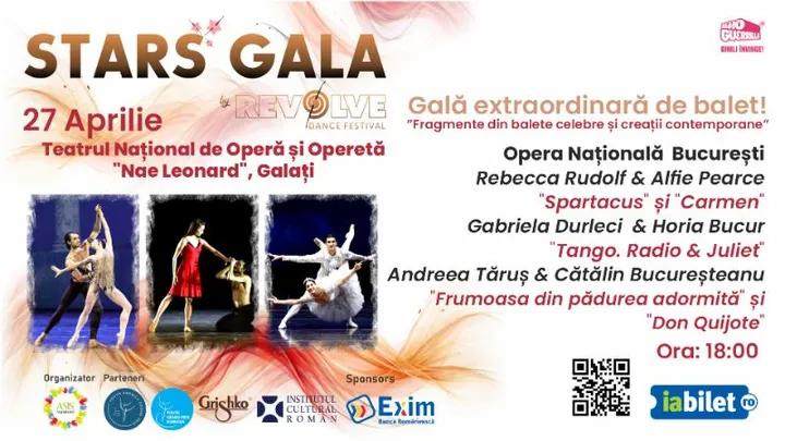 Galati: Stars Gala by Revolve Dance, un eveniment cu stil!