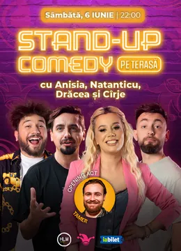 The Fool Terasa:  Stand-up comedy cu Drăcea, Cîrje, Anisia și Natanticu