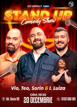 Stand-up Comedy cu Vio, Teo, Sorin Pârcălab - Ioana Luiza la Club 99
