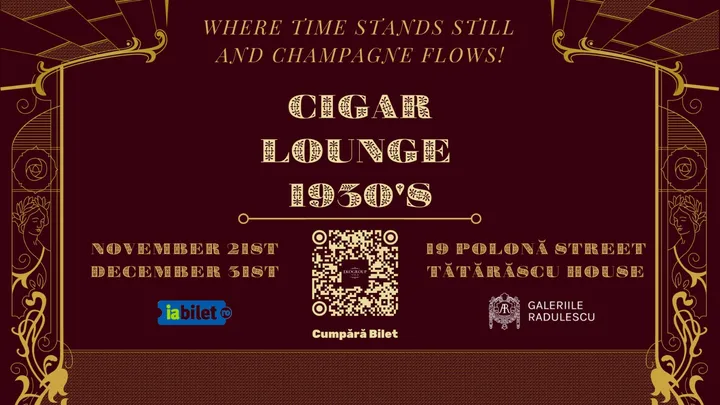 Christmas ’30 Cigar Lounge – Ritualul interbelic al eleganței la EkoGroup Vila