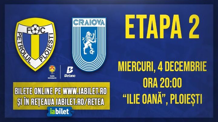 Ploiesti: FC Petrolul –  Universitatea Craiova  • 04.12