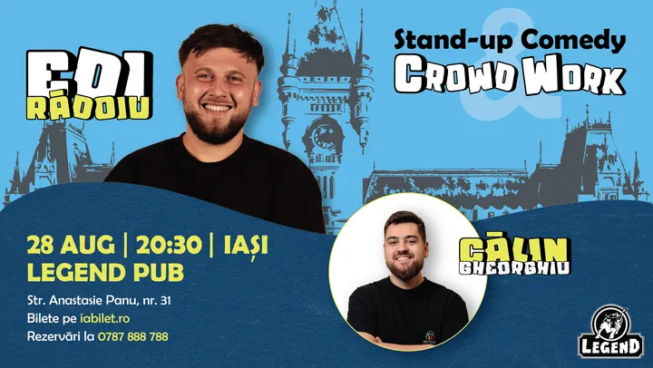 Iasi: CrowdWork Show cu Edi Rădoiu