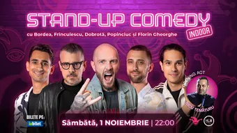 The Fool: Stand-up comedy cu Bordea, Frînculescu, Dobrotă, Popinciuc și Florin