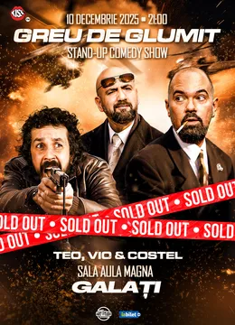Galați: Greu de glumit cu Teo, Vio și Costel | Stand Up Comedy Show 2