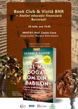 Book Club + Atelier educație financiară și Tur BNR