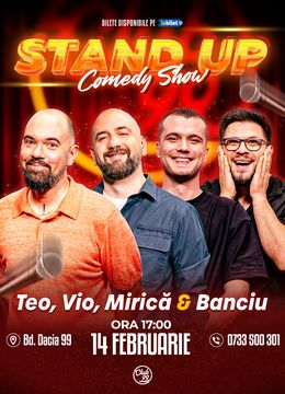 Stand-up Comedy cu Teo, Vio, Mirică & Banciu la Club 99