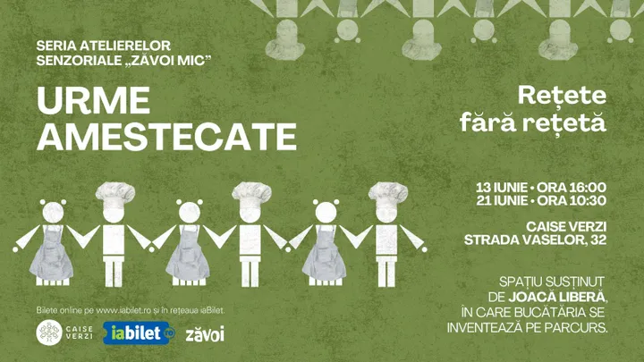 Seria Atelierelor Senzoriale „Zăvoi Mic" • Urme Amestecate