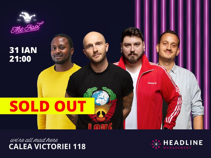 The Fool: Stand-up comedy cu Bordea, Micutzu, Mukinka și Mane