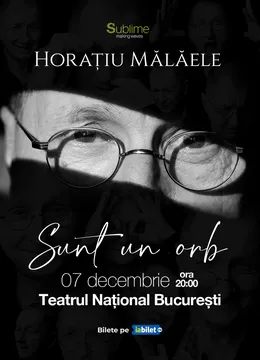 Bucuresti: Horatiu Malaele - Sunt un Orb @ TNB - ora 20:00