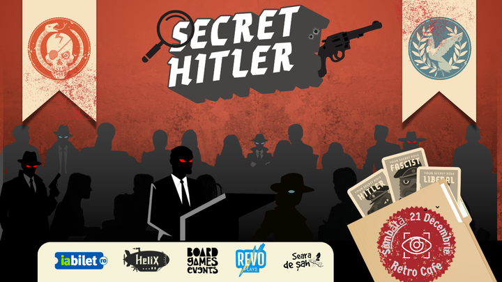 Iasi: CONCURS Secret Hitler @Board Games Events
