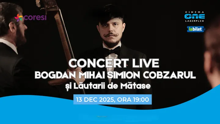 Brașov: Concert Live Bogdan Mihai Simion & Lăutarii de Mătase