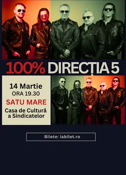 Satu Mare: Concert Direcția 5 - „100% Direcția 5”